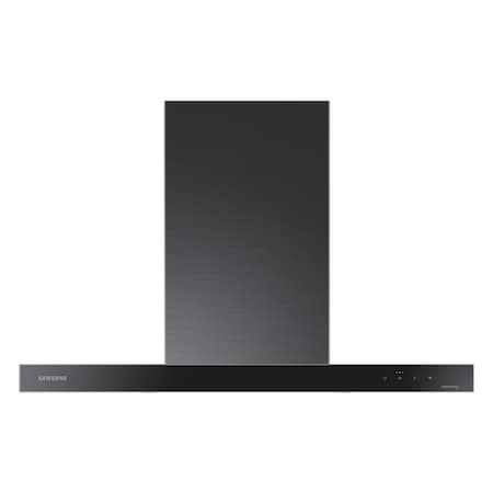 Samsung 36-in. Bespoke Smart Wall Mount Chimney Hood in Clean Deep Charcoal NK36CB600W33AA